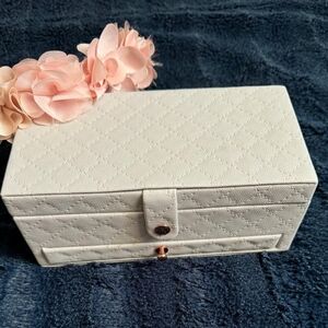 PANDORA Jewelry Box Organizer Mirror & Gray